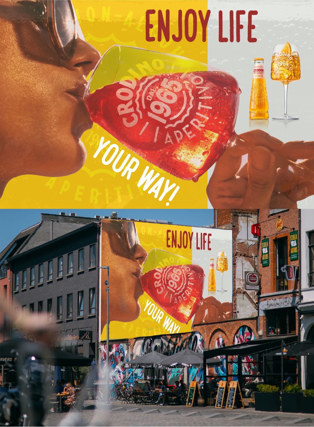 Crodino billboard